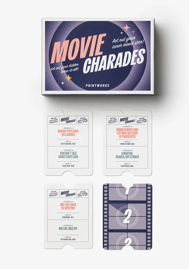 Movie Charades Card Game