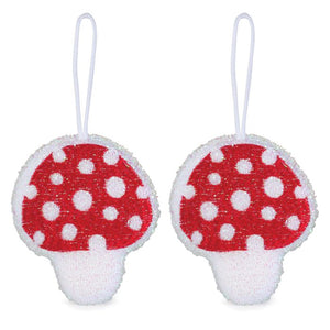 Mushroom Scrub Sponge - set of 2