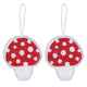 Mushroom Scrub Sponge - set of 2