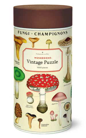 Mushrooms Vintage Puzzle 1000 Pieces