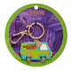 Mystery Machine Enamel Keyring