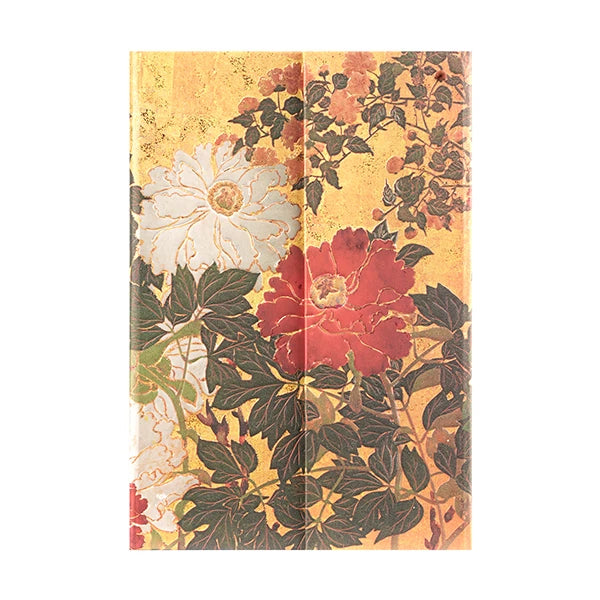 Natsu Rinpa Florals Mini Lined Hardcover Journal