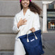Navy Medium Backpack - Kind Bag