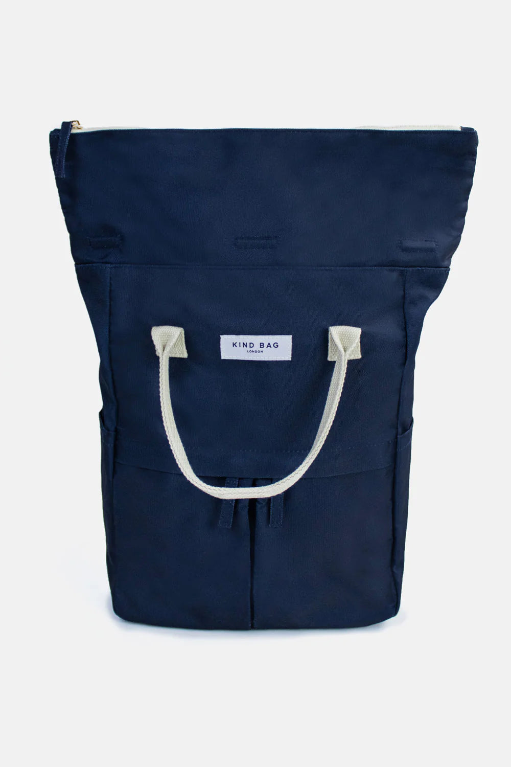 Navy Medium Backpack - Kind Bag