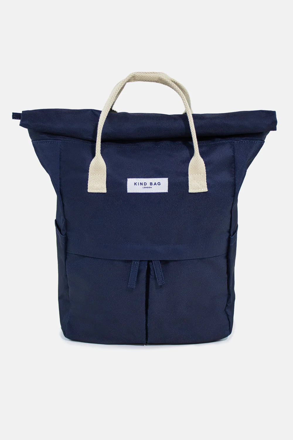 Navy Medium Backpack - Kind Bag