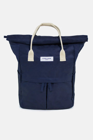 Navy Medium Backpack - Kind Bag