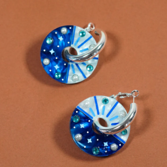 Nightfall Hoop Earrings
