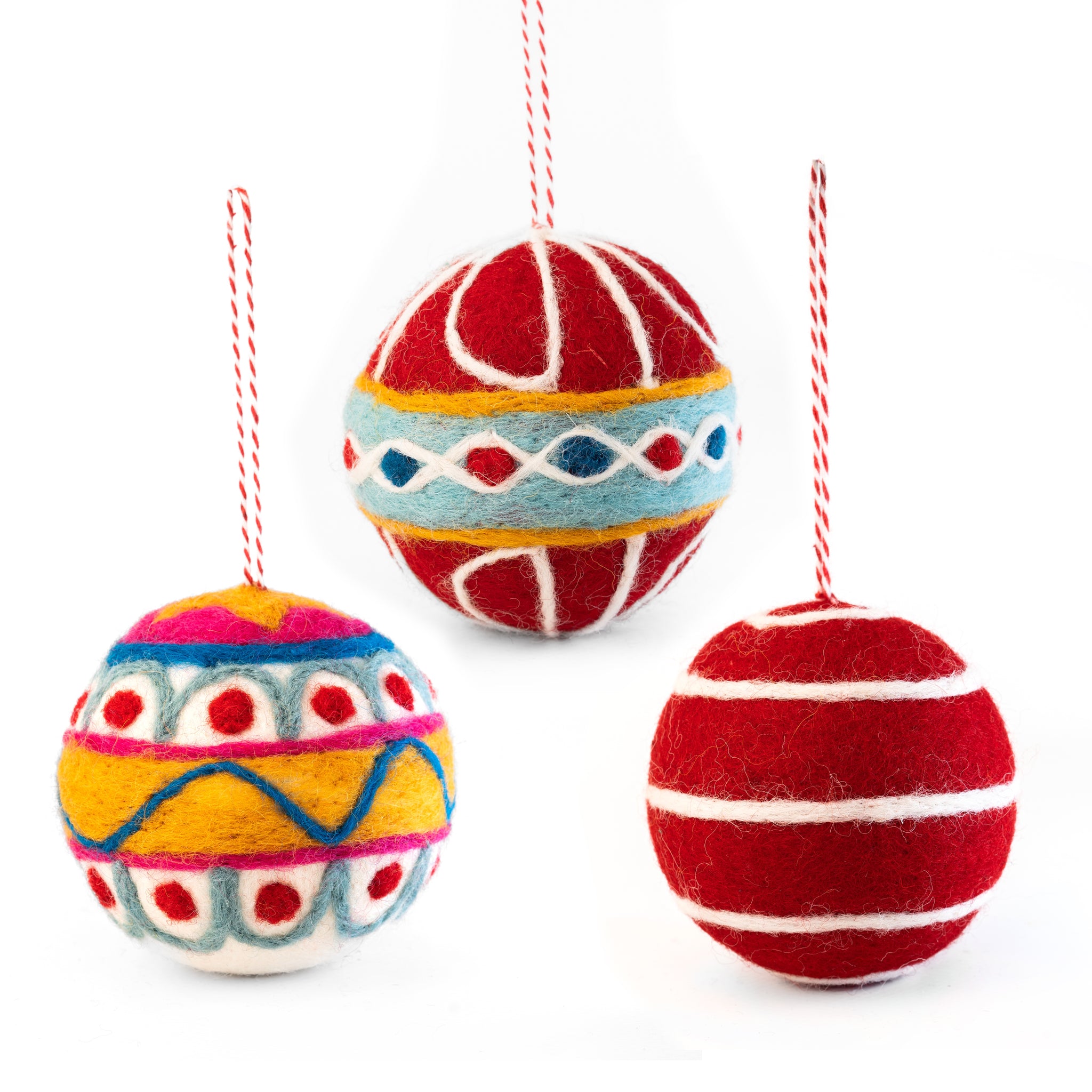 Christmas Decoration Set - Colourful Decorative Baubles