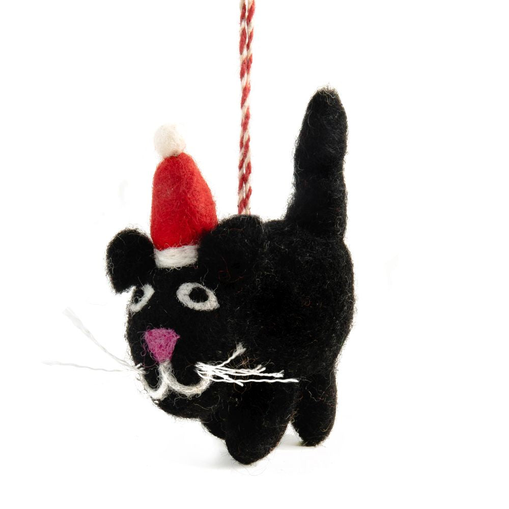 Cat Blackie Christmas Decoration