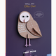 Otto Owl A4 Donna Wilson Creatures Wall Art