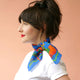 Parakeet Silk/Cotton Scarf