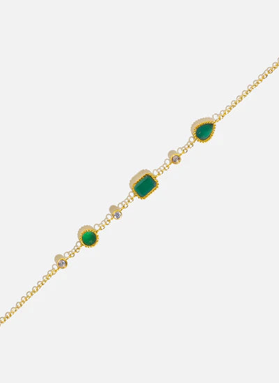 Pelagia Bracelet Green Onyx