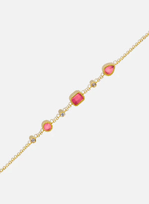 Pelagia Bracelet Rose Agate