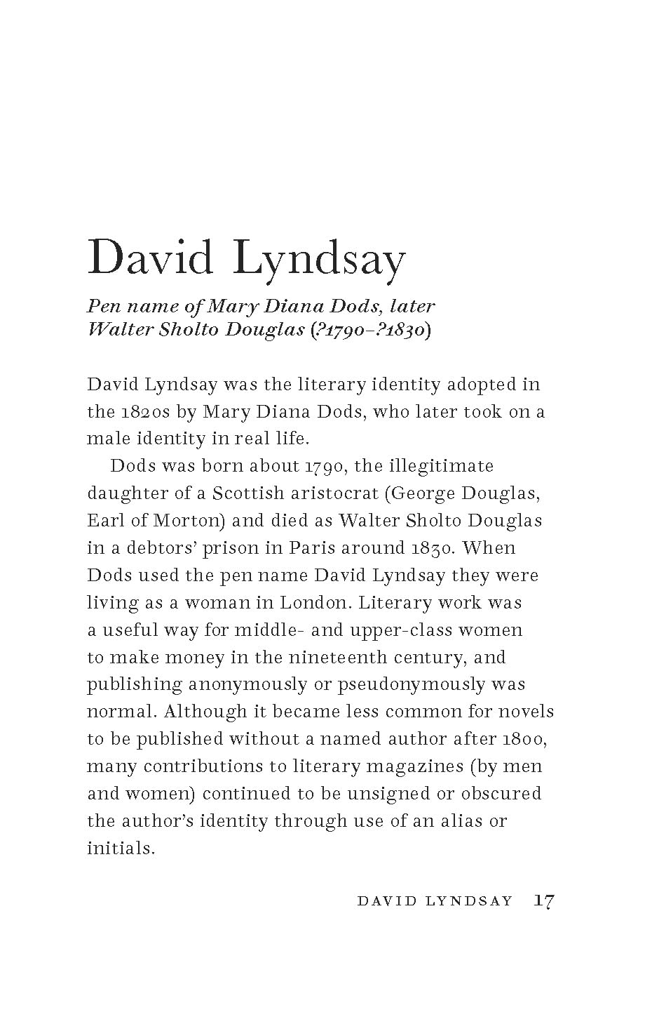 Pen Names