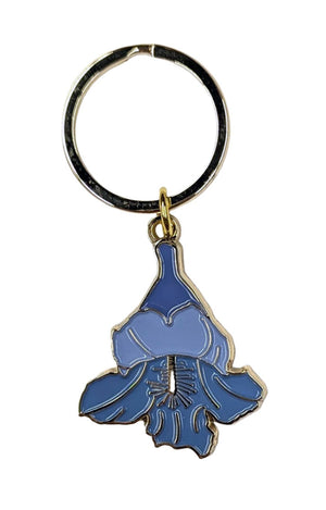 Under the Jacaranda Petal Keyring