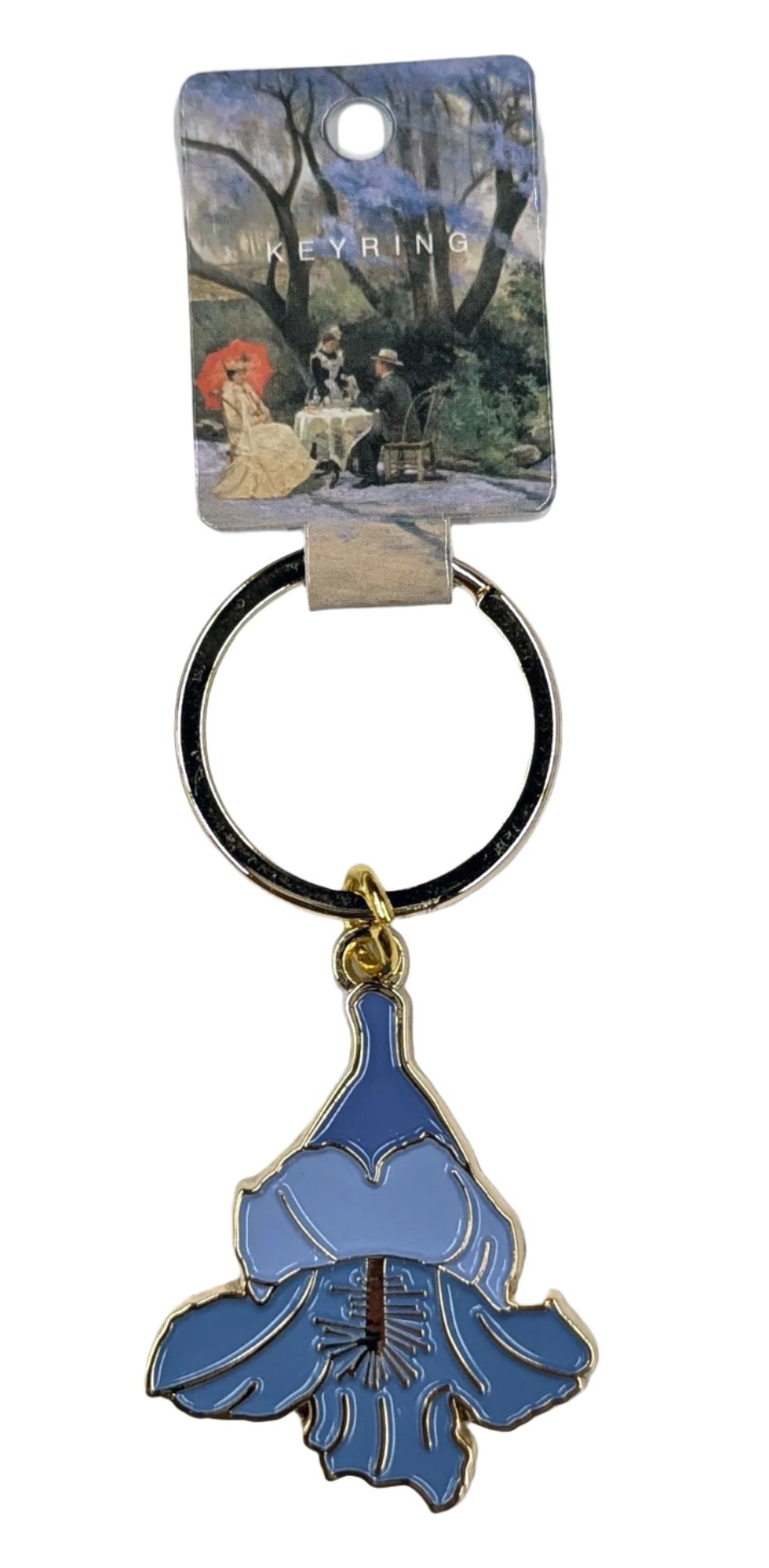 Under the Jacaranda Petal Keyring