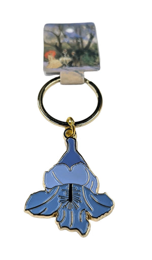 Under the Jacaranda Petal Keyring