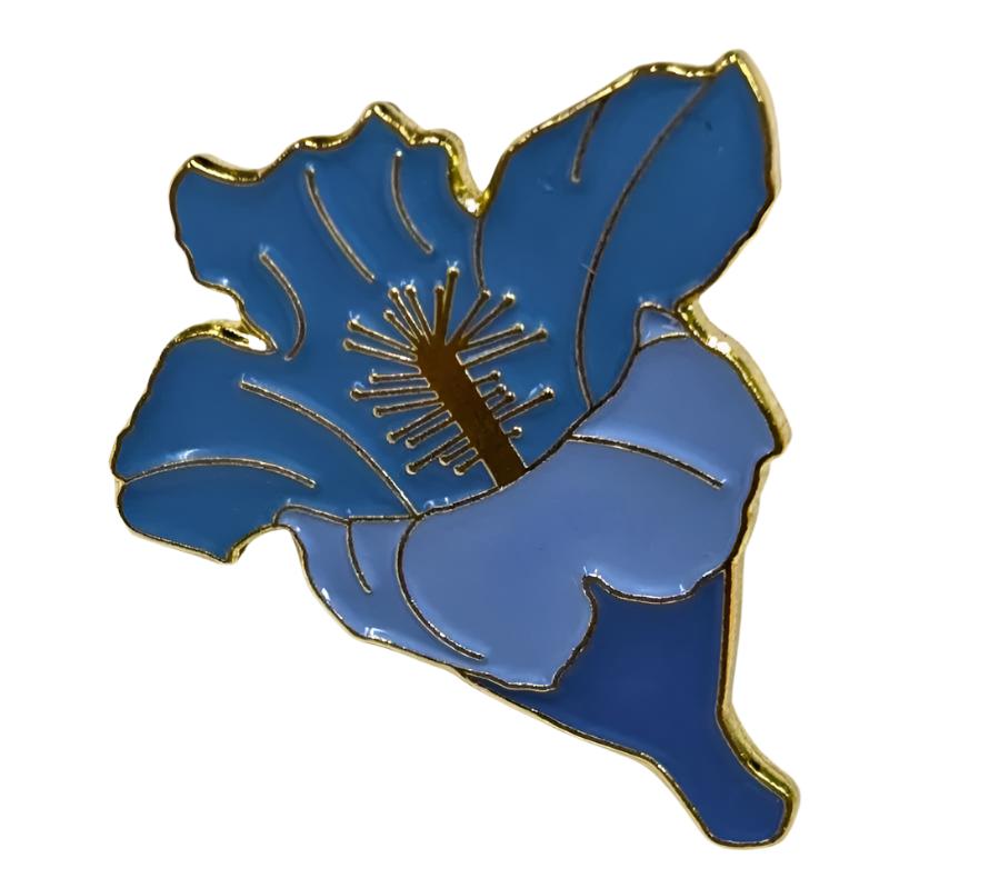 Under the Jacaranda Petal Enamel Pin