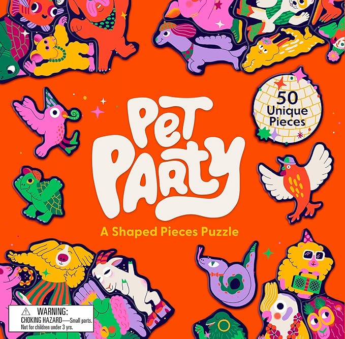 Pet Party: A Shaped Pieces Puzzle