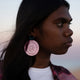 Kija Country Earrings Pink Mirror