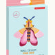 Pink Bee B7 Butterflies Wall Art