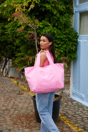 Pink Carryall Tote Bag