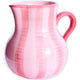 Pink Stripe Water Jug