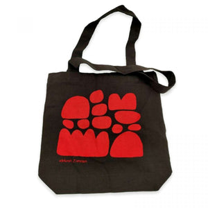 Puli Puli Red Screen-Printed Tote Bag