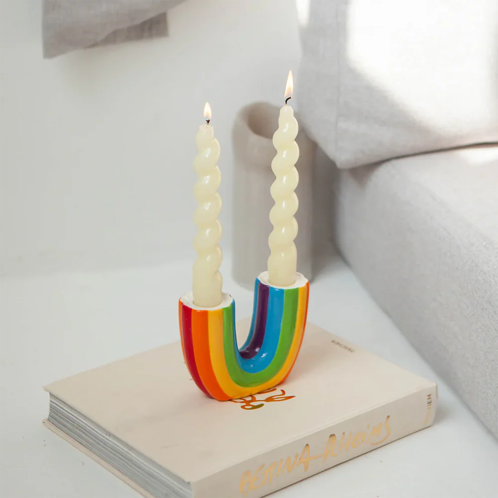 Rainbow Candle Holder
