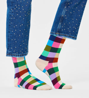 Rainbow Check Socks