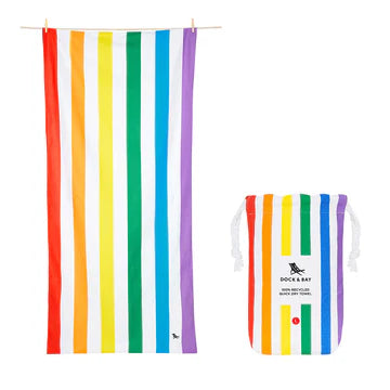 Beach Towel Rainbow Skies