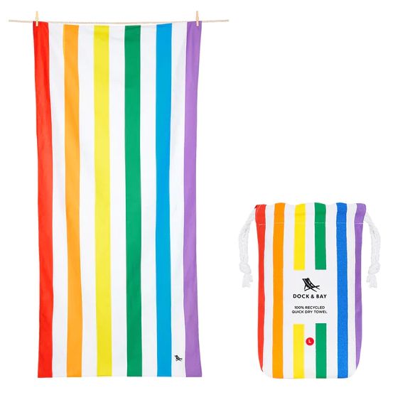 Beach Towel Rainbow Skies Summer