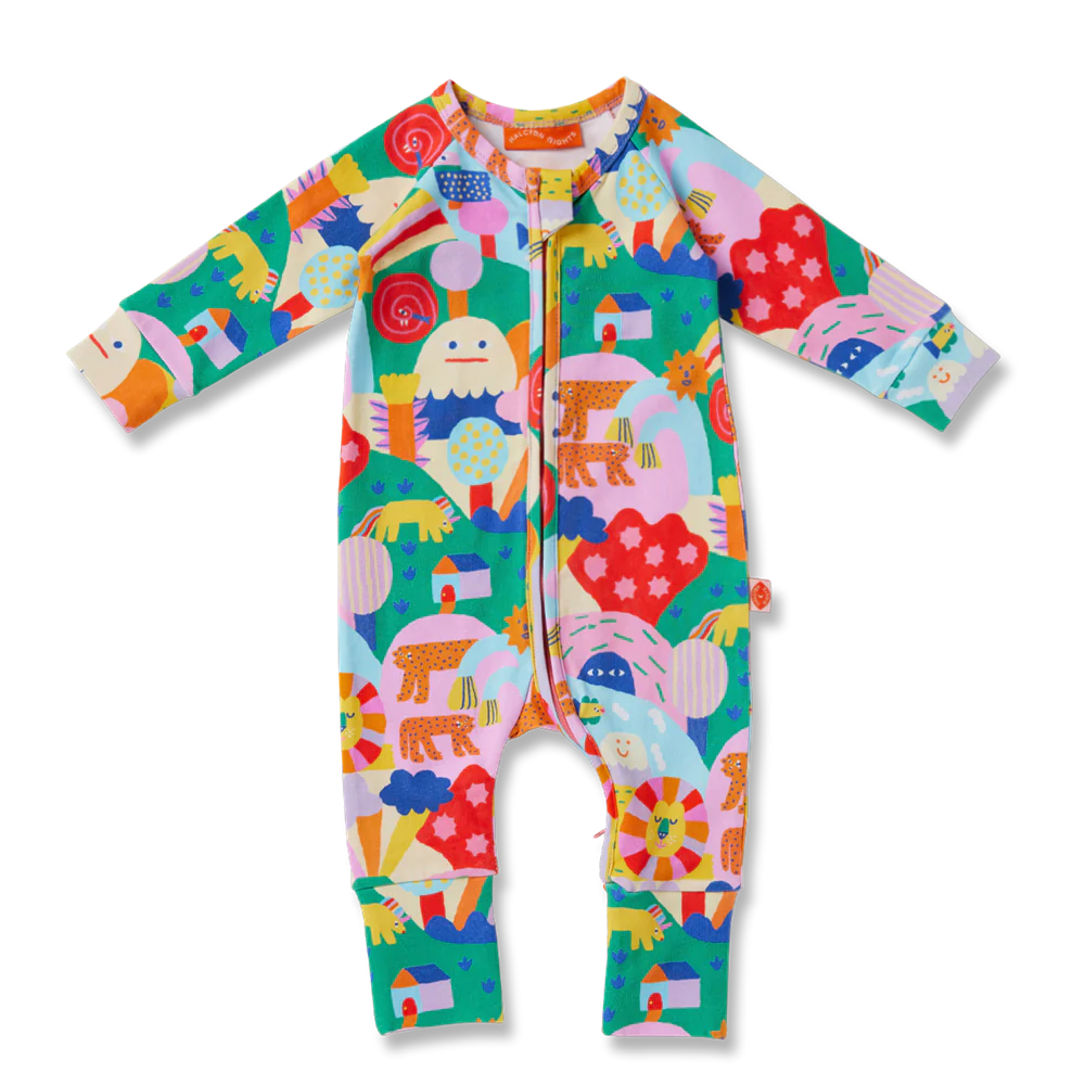 Rainbow Valley Long Sleeve Zip Suit