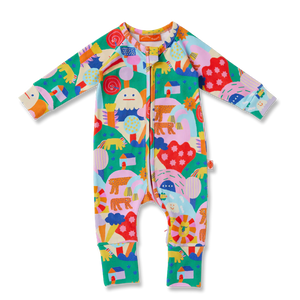 Rainbow Valley Long Sleeve Zip Suit