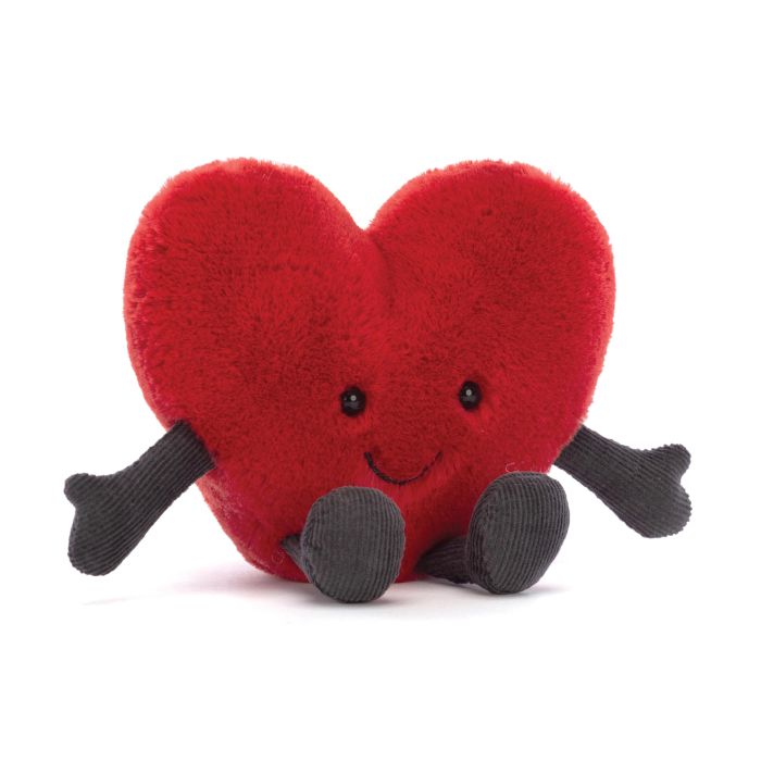 Amuseable Red Heart Plush Toy