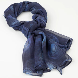 Ripple Silk Chiffon Scarf - Helena Geiger