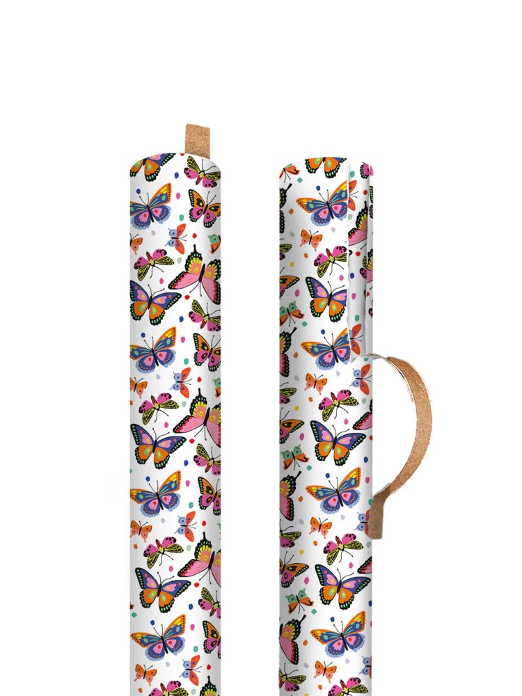 Wrapping Paper Roll - Butterfly Repeat