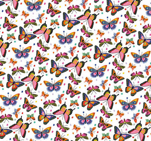 Wrapping Paper Roll - Butterfly Repeat