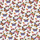 Wrapping Paper Roll - Butterfly Repeat