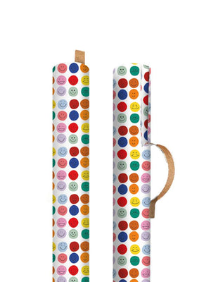 Wrapping Paper Roll - Smiley Face