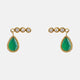 Roma Green Onyx Earrings