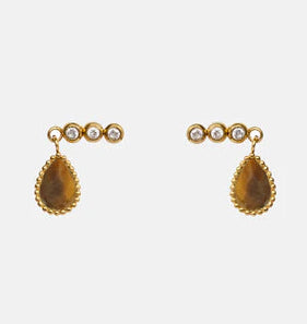 Roma Tigers Eye Earrings