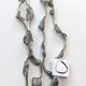 Fly Steel & Mesh Long Necklace