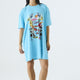 Romance Was Born Sunny Size Oz Oversize T-Shirt Nightie Blue