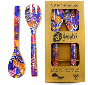 Wooden Salad Server Set