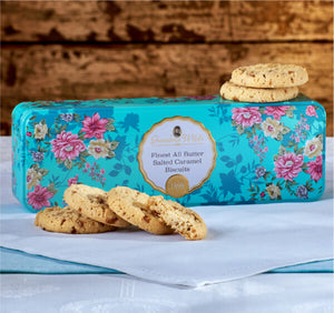 Salted Caramel Biscuits Tin 150g