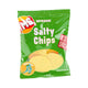 Salty Chips Green Socks