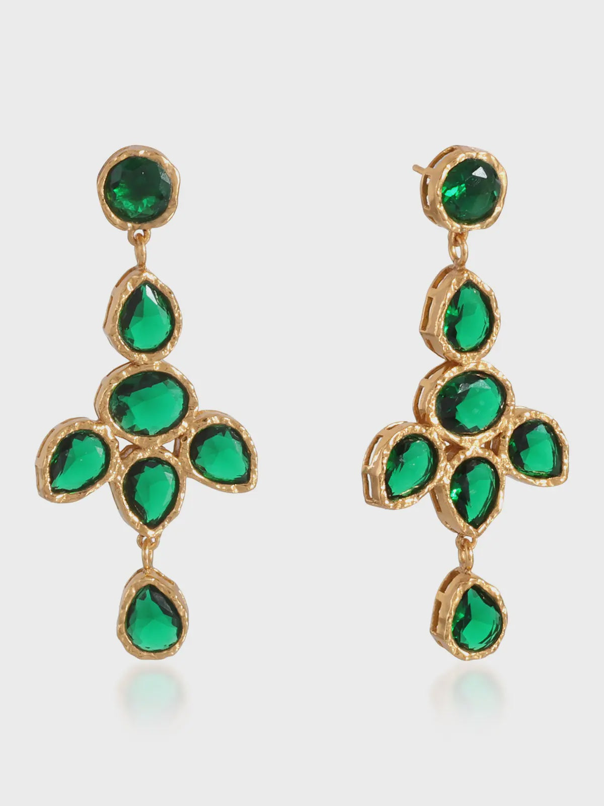 Serafina Earrings Emerald