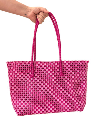 Sivankan Pink Lined Tote Recycled Plastic