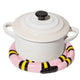 Pink Snake Trivet